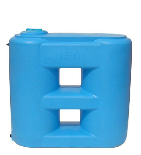 Бак для воды Combi  W-2000 BW (сине-белый) с поплавком Aquatech